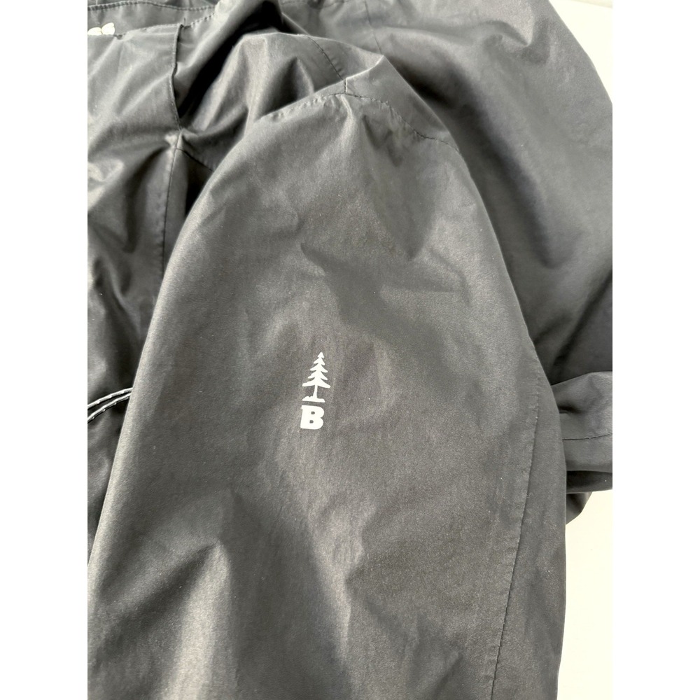 Bass Outdoor Jacket Womens size Med Black Windbreaker Water Resistant - Picture 6 of 13